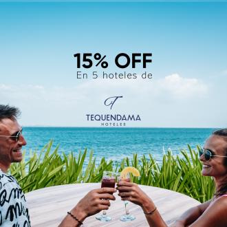 15% OFF en 5 Hoteles